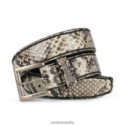 Sendra España TN4L88410 unisexo | Sendra 5156 Cinturones Piton Natural Blanco/Negro