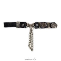 Sendra España TN4L88497 unisexo | Sendra Arnes 54 Arnes Black Plata Vieja