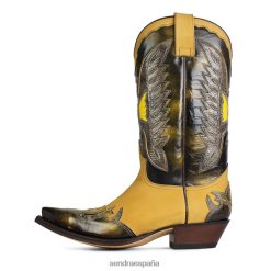 Sendra España TN4L8863 hombres | Sendra 18334 Cuervo Nobuk Gacela Hurricane Manila Cepi. plano suave
